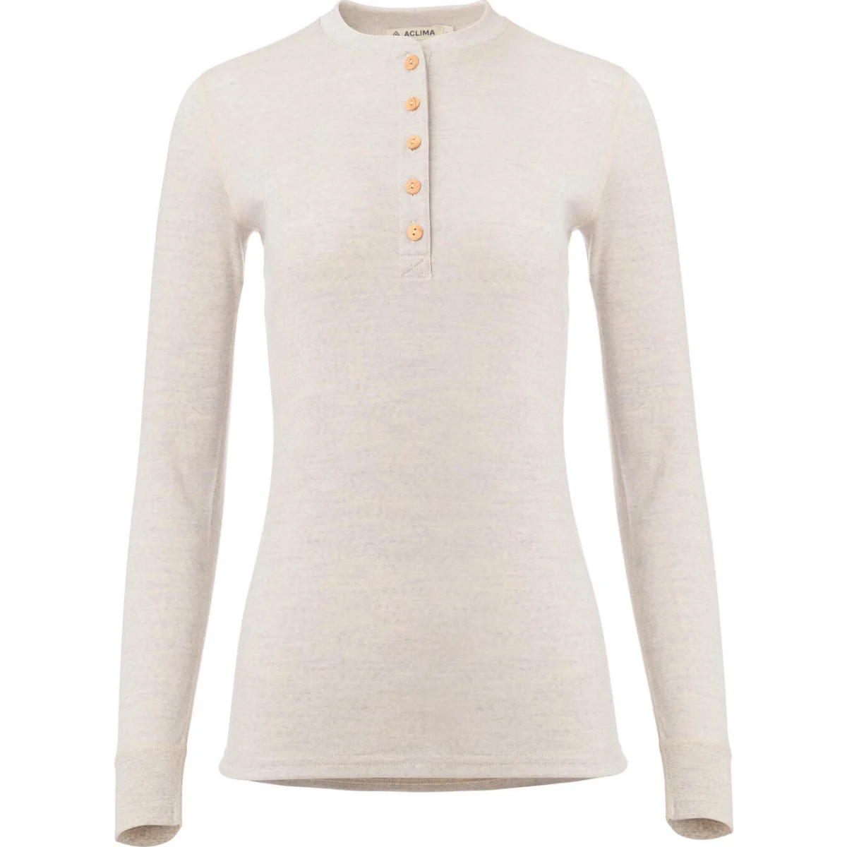 Aclima Granddad Warmwool Dame Beige Melange