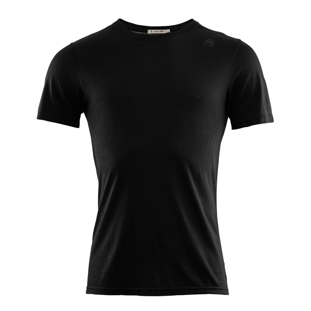 Aclima Lightwool Undershirt Teeâ Black