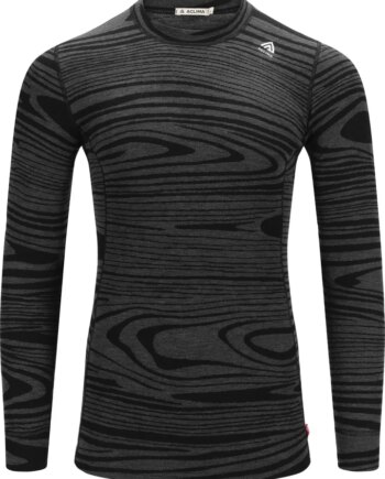 Aclima Warmwool Crew Neck   Black Motion