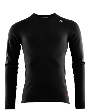 Aclima Warmwool Crew Neck   Jet Black
