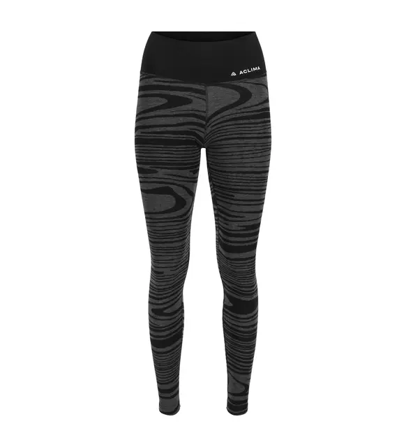 Aclima Warmwool Longs High Waist Black Motion