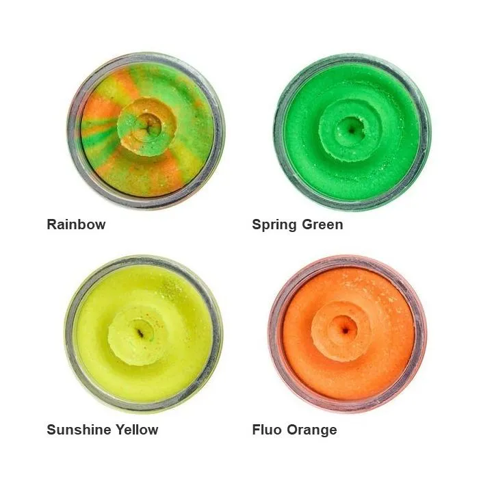 Berkley Banana Powerbait Fluoro Orange Glitter