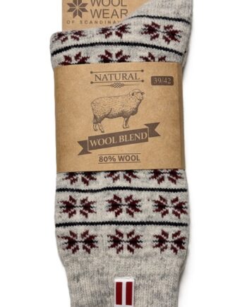 Charm Rag   Dansk Flag Strømper 35-38