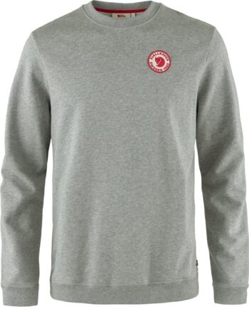 Fjällräven 1960 Logo Badge Sweater   Grey Melange