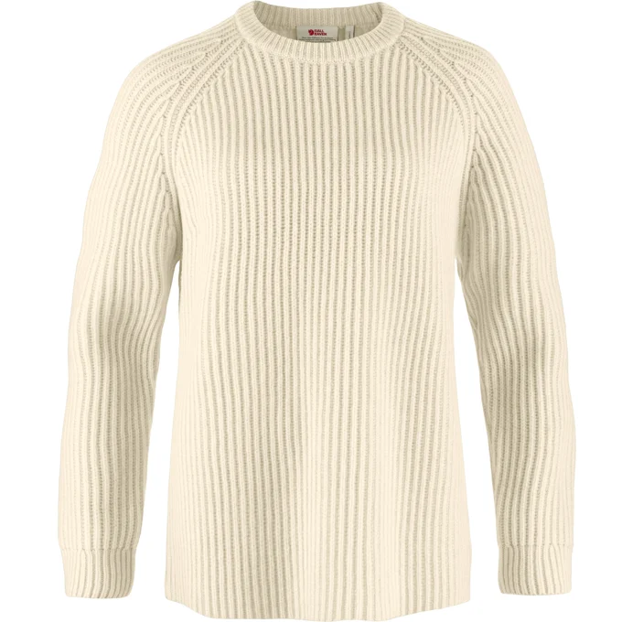 Fjällräven Vik Rib Dame Sweater Chalk White