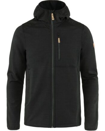 Fjällraven Keb Fleece Hoodie   Black