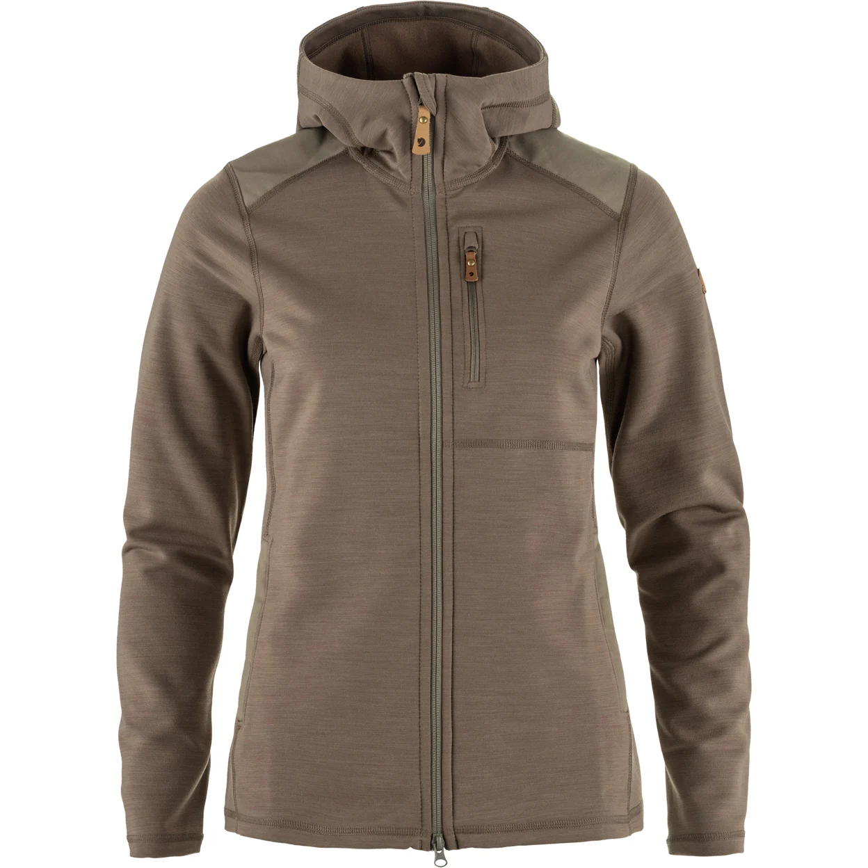 Fjällraven Keb Fleece Hoodie Suede Brown