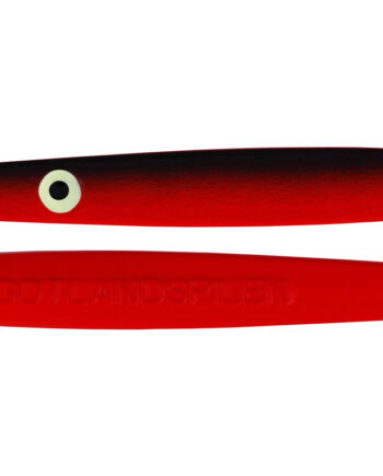 Gotlandspilen 18g Gennemløbsblink Fl  Red Black