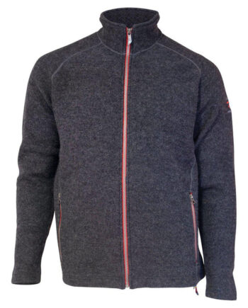 Ivanhoe Danny Full Zip Jakke   Graphite Marl