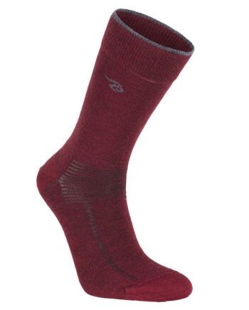 Ivanhoe Wool Trekking Strømper Wine 35-38