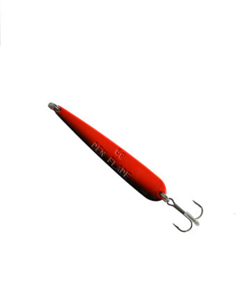 Jack Rapid Flad Gennemløber Til Havørred Den Flade Fluo Red Black 12g