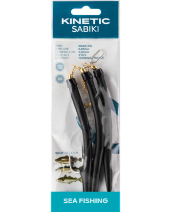 Kinetic Sabiki Makk      Torskeforfang      Black