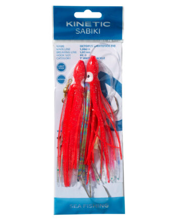 Kinetic Sabiki Octopus Lightstick Torskeforfang      Blue Red