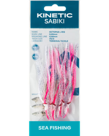 Kinetic Sabiki Octopus Torskeforfang      Pink Glow