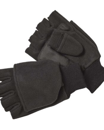 Kinetic Wind Stop Foldover Mitt Black