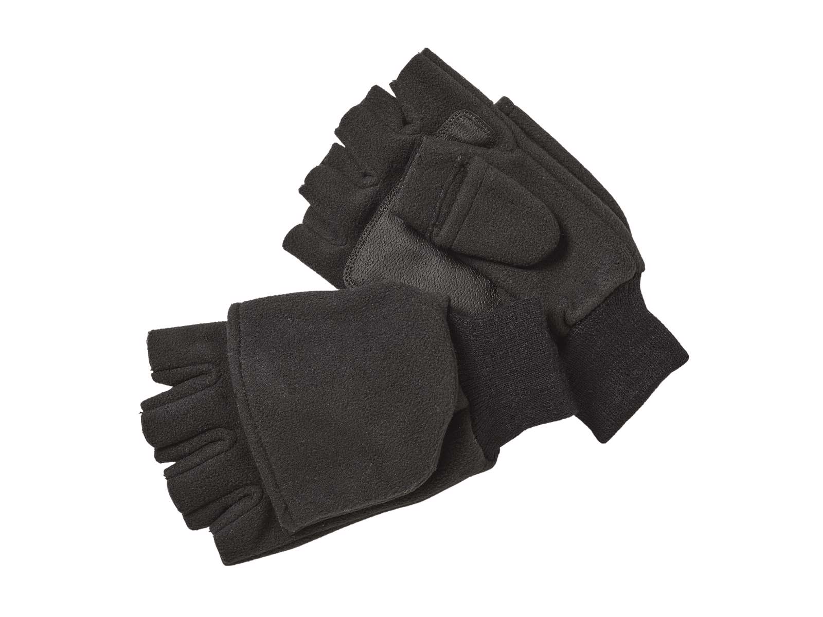Kinetic Wind Stop Foldover Mitt Black