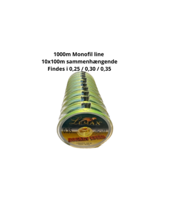 Lemax Monofil 1000m Lemax   25mm   8kg