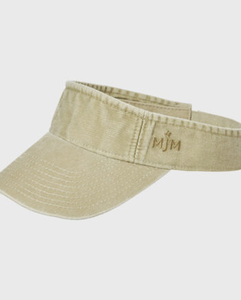 Mjm Cotton Twill Visor Beige