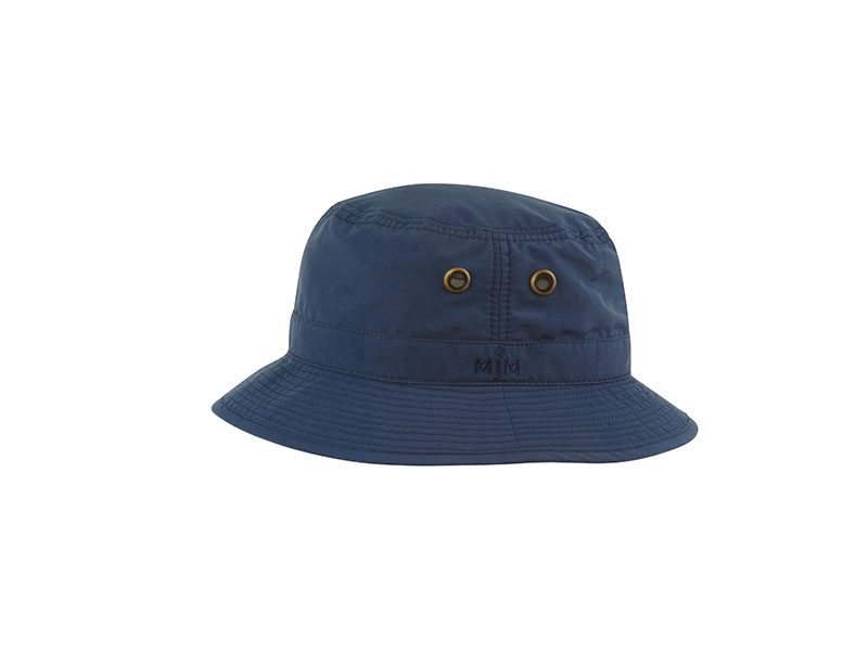 Mjm Taslan Bucket Bøllehat Dark Navy