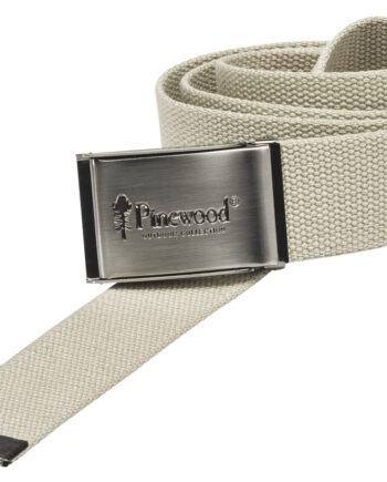 Pinewood Canvas Bælte Beige