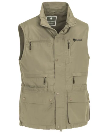 Pinewood Tiveden Vest Lys Khaki