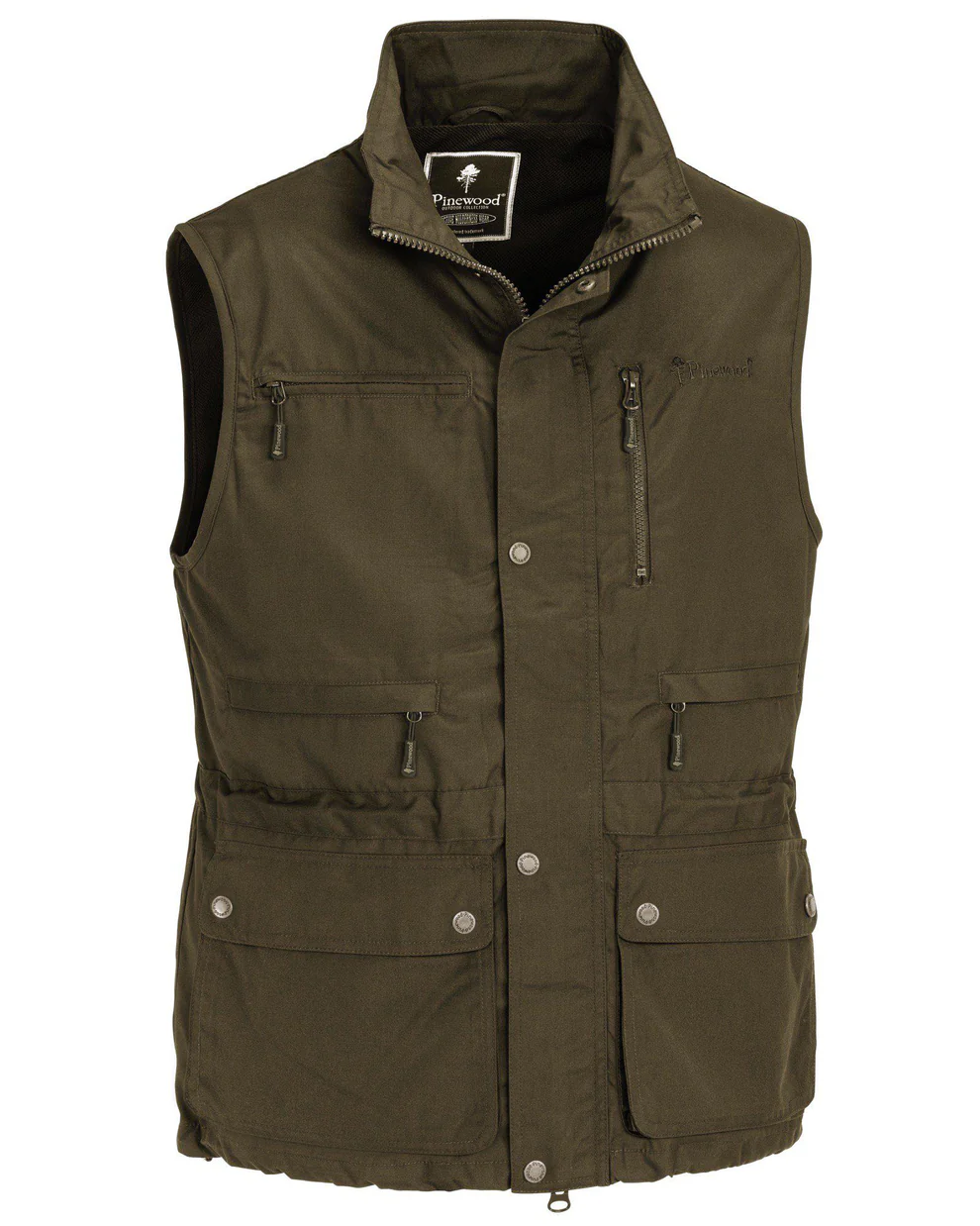 Pinewood Tiveden Vest Dark Olive
