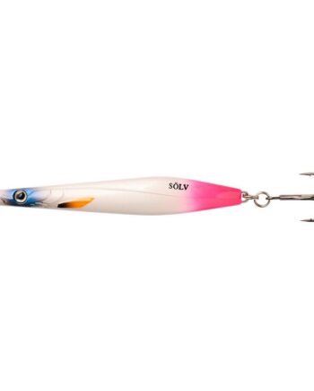 Sölv Spirr   Cm   14g Gennemløbsblink Uv Pink Tail