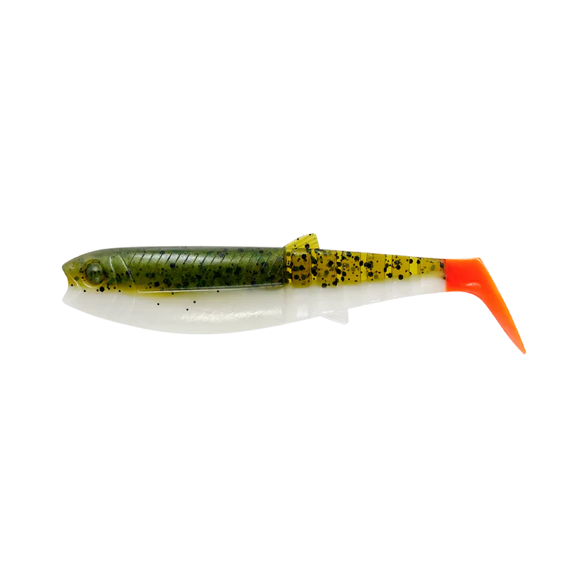 Savage Gear Cannibal Shad Olive Hot Orange 20g 12 Cm