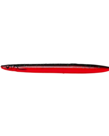Savage Gear 20g Soft Line Thrue Sandeel  Red Black