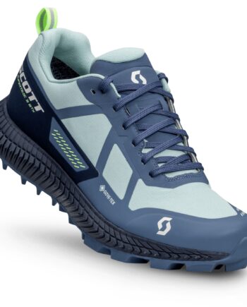 Scott Supertrac   Gtx Dame Sko Metal Blue Fresh Green  41