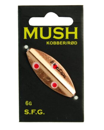 Sfg Mush Gennemløbsblink Kobber Rød 6g