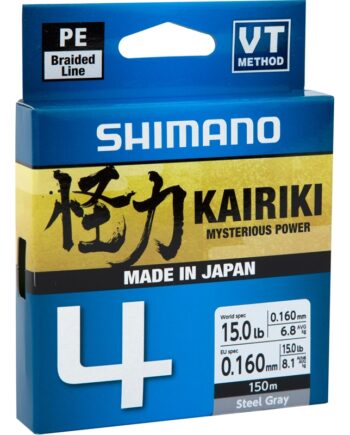 Shimano Kairiki X4 Fletline Grey 150    Kairiki Flet Grey  150m   10mm