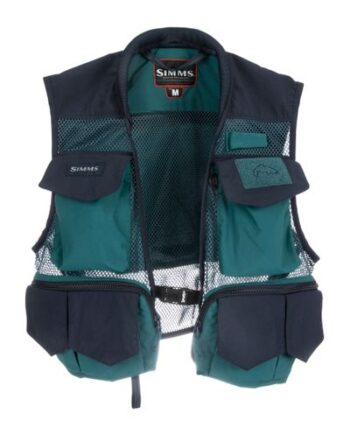 Simms Tributary Fiskevest Deep Sea Green