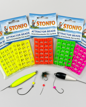 Stonfo Atractor Beads Gummiperler Orange 3mm