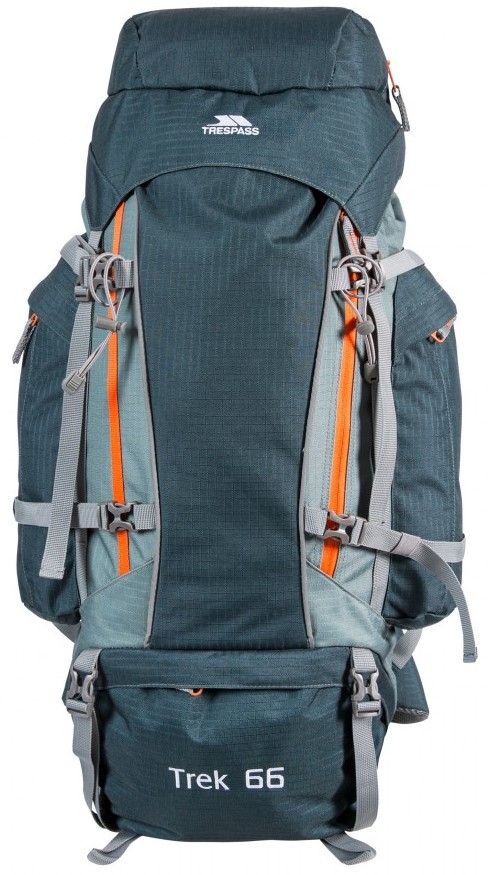 Trespass Trek 66 Rygsæk Grøn 66 Liter