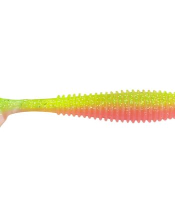 Angel Domäne Gummifisch Canyonizer 2stk 14 5cm 29gr Green Glitter Light Pink Softbait
