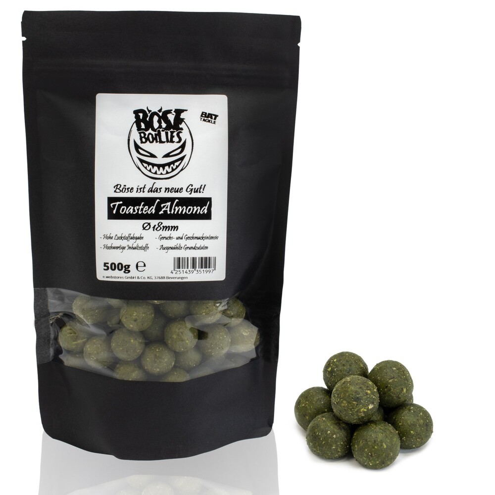 Bat-tackle Böse Boilies Toasted Almond Boilies