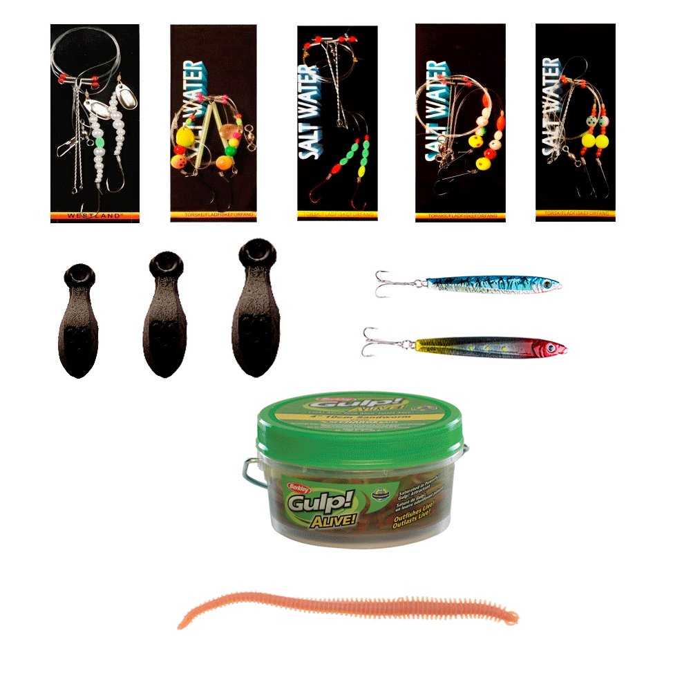 Fladfisk Sortiment   20 Gr Hjem