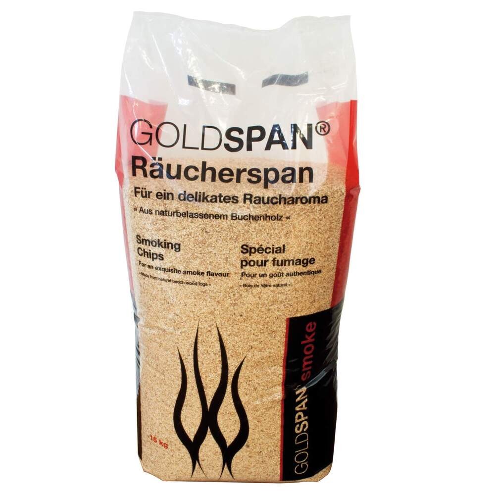 Goldspan Røgsmuld 15 Kg 25mm Rygeovn