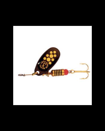 Mepps Black Fury Black Yellow Spinnere