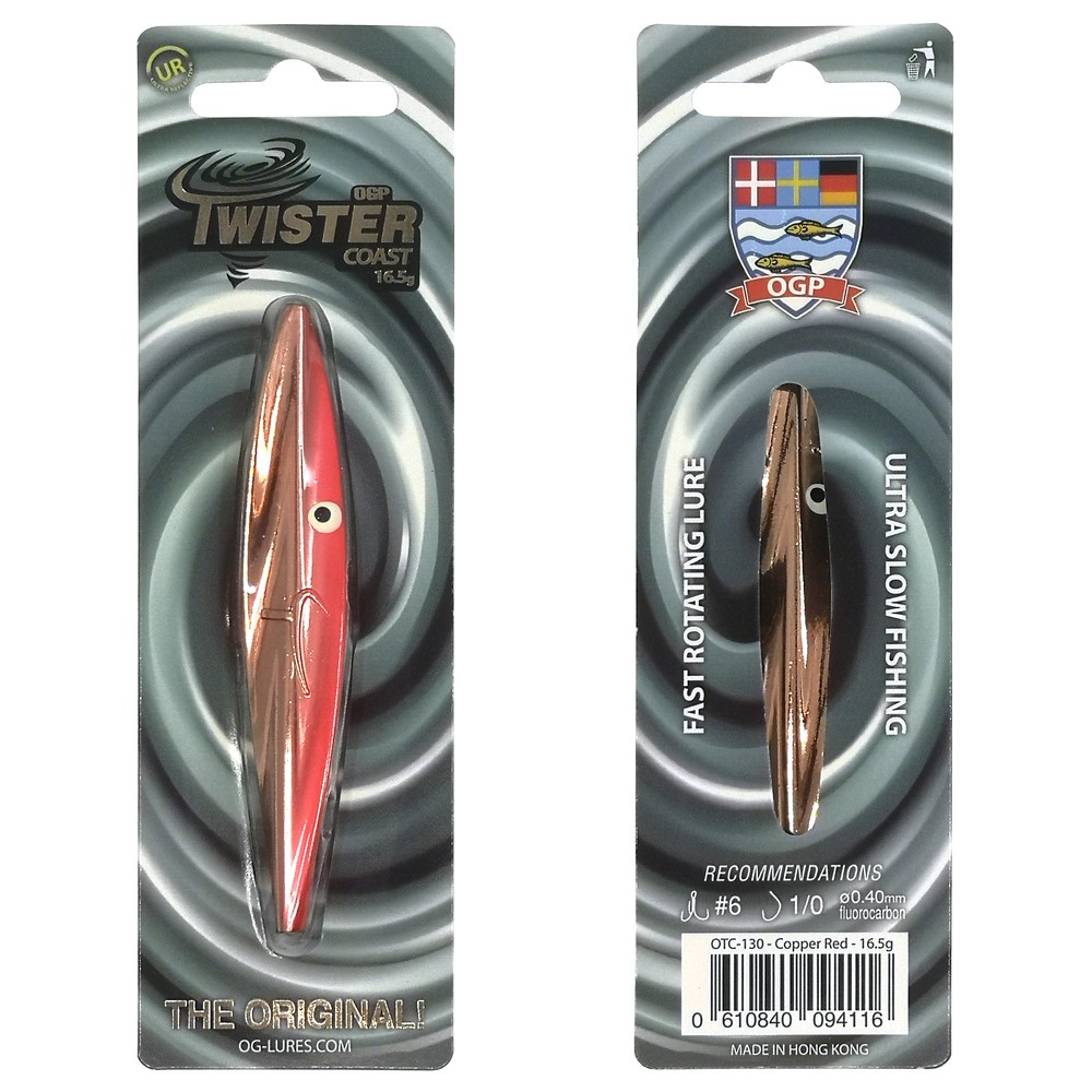 Ogp Twister Coast 13gr Copper Red Gennemløber