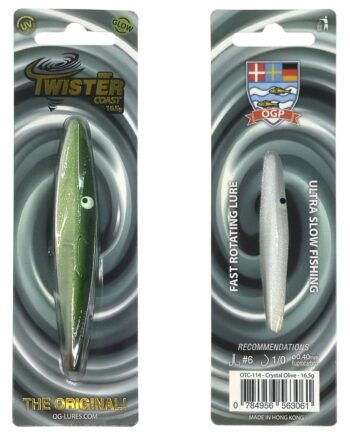 Ogp Twister Coast 13gr Crystal Olive Gennemløber