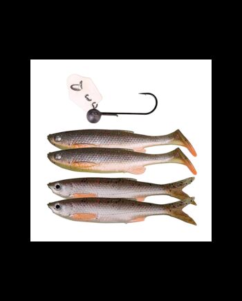 Savage Gear Crazy Blade Bleak Kit 10cm Green Pearl Silver Softbait