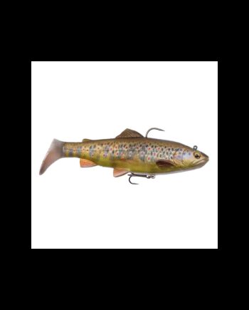 Savage Gear 4d Trout Rattle Shad 17cm 80gr Brown Trout Softbait