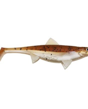 Senshu Real Fin Shad 12cm Magic Motoroil Softbait