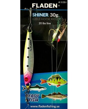 Fladen Shiner Double Hook Rig Kit 30gr Lime