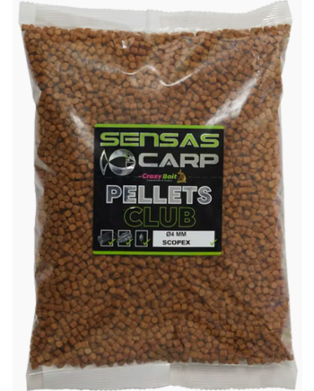 Sensas Carp Pellets Club Scopex 4mm 10kg