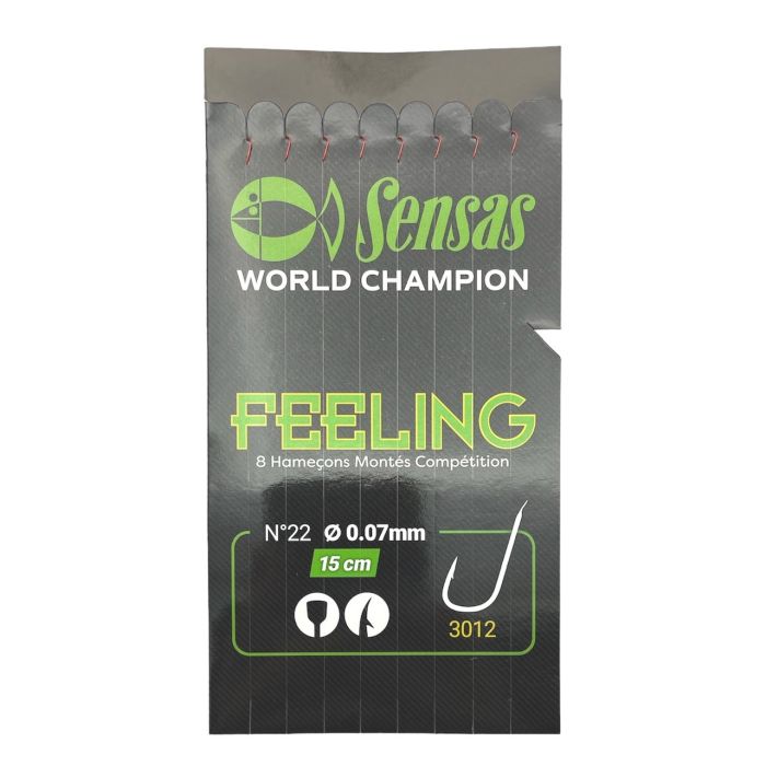 Sensas Feeling Hook To Nylon Str 22