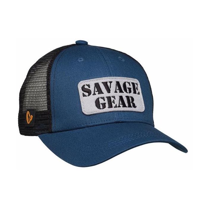 Savage Gear Logo Badge Cap Teal Blue