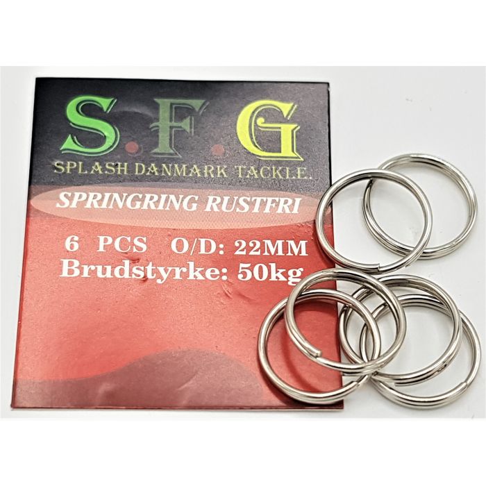 Sfg Springring Rustfri 22mm